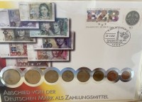 Auktion 338 / Los 6031 <br>Numisbrief "Abschied von der deutschen Mark" 1998 mit DM