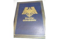 Auktion 338 / Los 3040 <br>Grossbildband "Deutsche Gedenkhalle", illustriert, 1924, gut erhalten, 36x29 cm