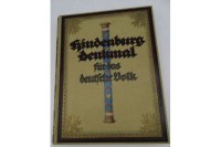 Los 3041 <br>Grossband "Hindenburg-Denkmal für das deutsche Volk", reich illustriert, um 1910, gut erhalten, 35x28 cm