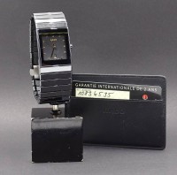 Armbanduhr "Rado" Diastar, Keramikband, Quartzwerk, Gehäuse 32 x 27mm,Funktion nicht geprüft