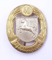 Auktion 338 / Los 7097 <br>Ehrenzeichen für Verdienste im Feuerlöschwesen für 40 Jahre
