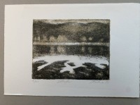 Los 5027 <br>Kühne, 1996, "Eöbufer" betitelte Lithografie, Nr. 15/100, BG 19x28 cm