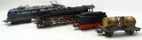4 Loks, Anhänger, 2 x Märklin, 1 x Lima, Italien