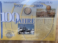 Auktion 339 / Los 6007 <br>Numisbrief 10 Euro, Internat. Luftfahrt-Ausstellung 2009