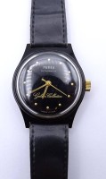 Auktion 339 / Los 2027 <br>Herren Armbanduhr "Ruhla", Golden Collection, mechanisch, Werk läuft, D. 34,2mm