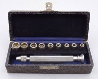 Auktion 339 / Los 16002 <br>DDR Werkzeug Feinmechaniker Steckschlüssel - VEB Metallwaren