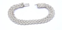 Auktion 339 / Los 1044 <br>Armband, Silber 835/000, L. 17cm, 12,3g.