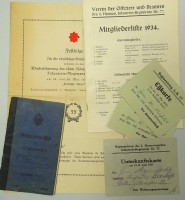Dokumente bezgl. des 2. Hannoverschen Infanterie-Regiment Nr. 77 von 1905-1938