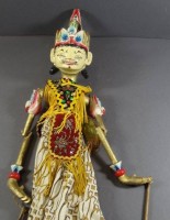 Auktion 339 / Los 15506 <br>gr. alte Bali Marionette aus Holz, H-50 cm
