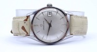 Auktion 339 / Los 2126 <br>Herren Armbanduhr "Eterna Matic" C. 1422, Werk läuft kurz, D.34mm, Alters- und Gebrauchsspuren