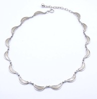 Auktion 339 / Los 1246 <br>800er Silber Halskette mit Federringverschluss, L. 40- 44 cm, 12,3g.