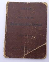 Auktion 339 / Los 7024 <br>Sozialdemokratisches Liederbuch von  Max Kegel 1897 ,Alters-u. Gebrauchsspuren