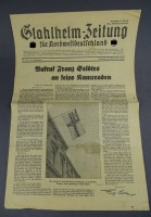 Auktion 339 / Los 7038 <br>Stahlhelm-Zeitung für Nordwestdeutschland, Nr. 46, 11. Jhg., guter Zustand