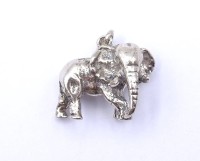 Auktion 340 / Los 1029 <br>Elefant Anhänger, Silber gepr., 15,2g., 2,7x2,9cm