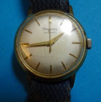Los 2005 <br>mechan. HAU "Dugena" Automatic, Stoffband, Werk läuft