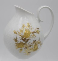 Los 8031 <br>Sahnekrug, Classic Rose, Form Romanze, Goldbemalung, H-17cm.