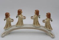 Los 9004 <br>Engelsbrücke, Goebel Weihnacht, H-14,8cm B-30,5cm.