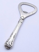 Los 11004 <br>Flaschenöffner mit Silbergriff 830/000, Dänemark, L. 10cm