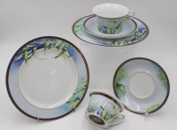 Auktion 340 / Los 8043 <br>2x kompl. Gedecke, Rosenthal, Versace, Jungle, Tassen H-6,2cm.