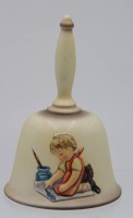 Los 9006 <br>Jahresglocke, Goebel, Hummelmotiv, 1987, H-15cm