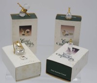Auktion 340 / Los 10001 <br>4x div. Miniaturen, Crystal Memories, Swarovski, OVP