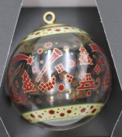 Auktion 340 / Los 10002 <br>Weihnachtskugel, Rosenthal classic, orig. Karton, ca. D-8cm