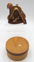 Los 15025 <br>kl. Krippe, Erzgebirge, Natur, ca. H-13cm B-13cm