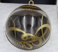 Los 10005 <br>Künstlerkugel, Rosenthal studio-linie, Motiv Spirale, Barbara Brenner, orig. Karton, ca. D-8cm.