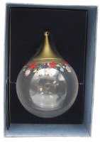 Los 10013 <br>Sammelkugel, Classic Rose, Renaissace 5, orig. Karton, ca. D-8cm.