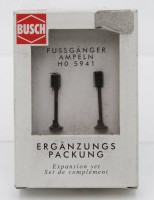 Los 12011 <br>Fussgänger-Ampeln, Busch, OVP, für H0