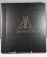 Vordruckalbum "Saarland", gut befüllt