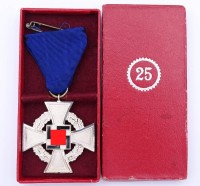 Für treue Dienste- Treuedienst Ehrenzeichen für 25 Jahre an Band und mit Etui