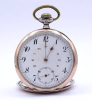 Los 2051 <br>Herren Taschenuhr, Silbergehäuse 800/000, D. 50mm, Tragespuren, mechanisch, Werk steht
