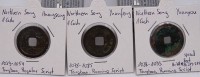 Auktion 340 / Los 6016 <br>5x Käsch Münzen China nördliche Song Dynastie &amp; nord.Dynastie