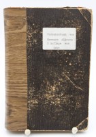 Auktion 340 / Los 3001 <br>Hermann Allmers, Marschenbuch, 1891, Alters-u. Gebrauchsspuren