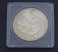 Auktion 340 / Los 6019 <br>Morgan Dollar 1921 USA,  in Kapsel
