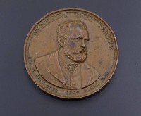 Auktion 340 / Los 6023 <br>Medaille 1878 Friedrich Emil Sander (dem Forscher Schriftsteller und Meister in Gesundheitspflege und Heilkunde), D. 44,8mm