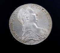 Los 6031 <br>Maria Theresien Taler, Nachprägung, Silber, 28g.