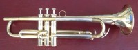 Auktion 340 / Los 16029 <br> Trompete "American Diplomat von Hüttl", verdellt, o. Mundstück