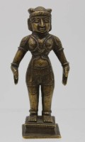 Los 15543 <br>kl. Bronze, Hindu-Gottheit, H-11,5cm.