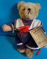 Los 12033 <br>kl. limitierter Hermann Teddy,  dies Nr.974/1000, H-20 cm