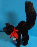 Los 12039 <br>schwarzer Kater von "Hermann", H-20 cm, L-15 cm