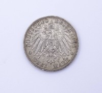 Drei Mark 1908 Freie und Hansestadt Lübeck A, 16,60g.,D. 32,9mm