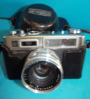Los 16034 <br>Kamera "Yashica" electro 35 mit Objektiv, Tasche