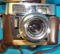 Auktion 340 / Los 16035 <br>Kamera "Voigtländer" Vito CLR in Tasche