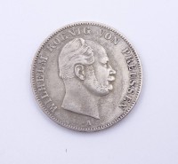 Vereinsthaler 1862 Wilhelm König von Preussen A, 18,14g., D. 32,9mm