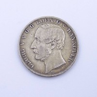 Vereinsthaler 1862 Georg V v.G.G. König von Hannover B, 18,32g., D. 32,8mm