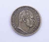 Vereinsthaler 1868 Wilhelm König von Preussen A,  18,27g., D. 33,0mm