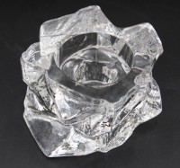 Auktion 340 / Los 10051 <br>Leuchter, Peil, farbloses Glas, ca. H-6cm.