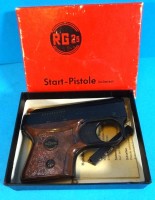 Auktion 340 / Los 16042 <br>Start Pistole "Röhm" S2 in OVP mit Beschreibung, 6 mm, 6 schüssig